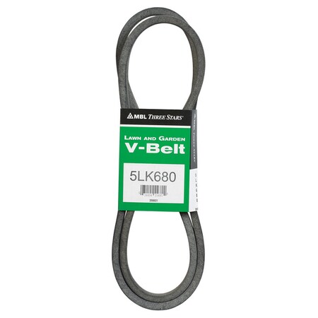 Mbl Mitsuboshi Super KB Standard V-Belt 0.63 in. W X 68 in. L For Riding Mowers 5LK680A
